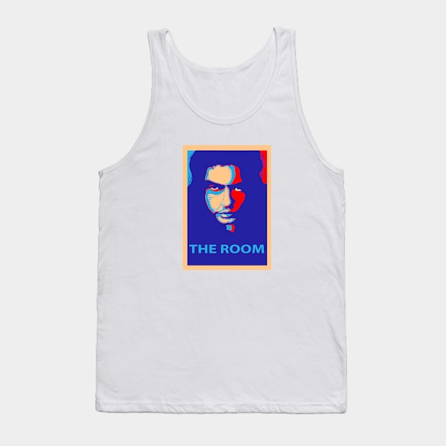 THE ROOM (Obama Hope poster inspired design) Tank Top by steffonarts